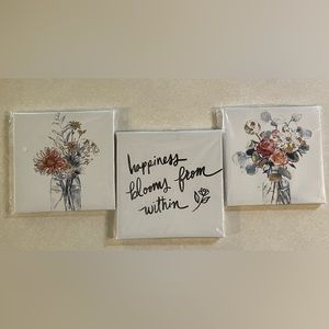 3 piece canvas artwork